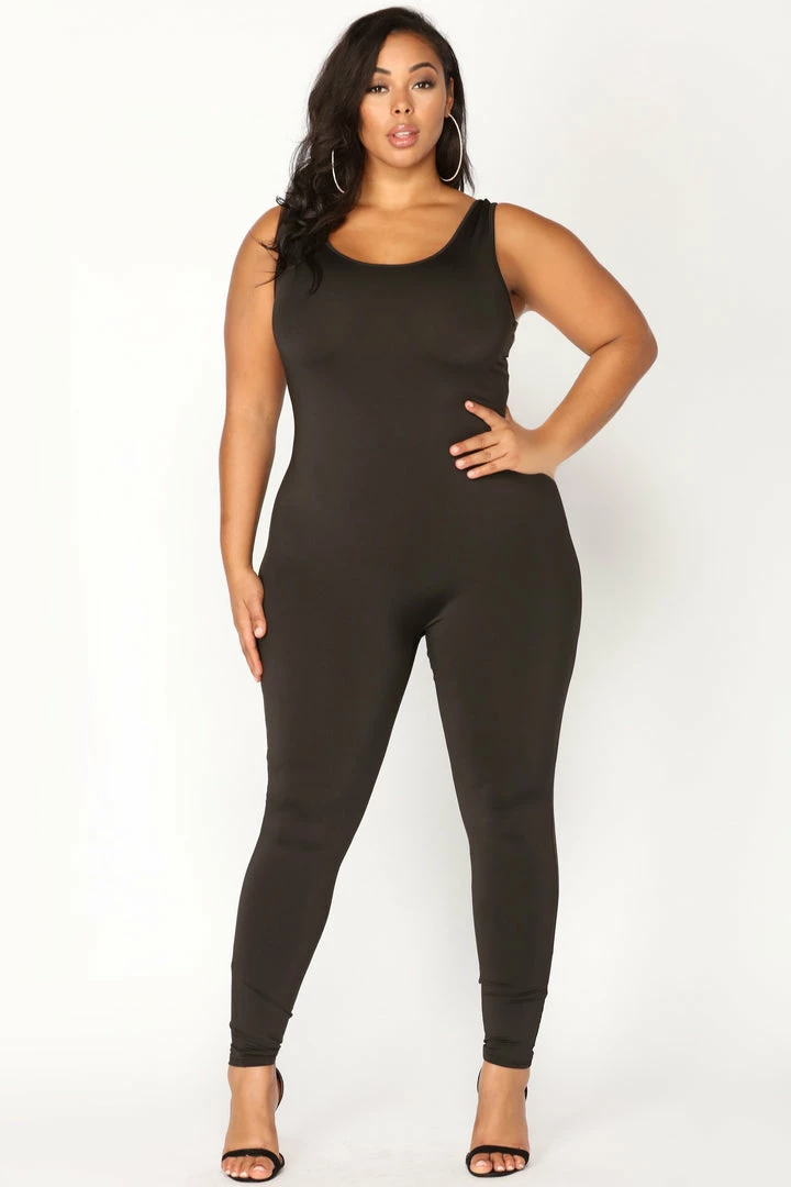 Fashion Nova Jumpsuits Nova Boost Jumpsuit - Black