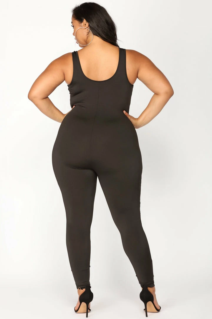 Fashion Nova Jumpsuits Nova Boost Jumpsuit - Black
