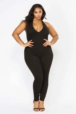 Fashion Nova Tokyo Jumpsuit - Black Jumpsuits