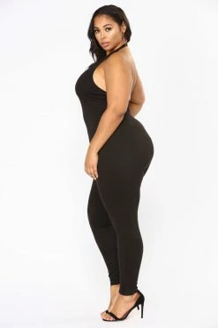 Fashion Nova Tokyo Jumpsuit - Black Jumpsuits