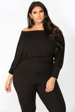 Fashion Nova Jumpsuits Pro Lounger Jumpsuit - Black
