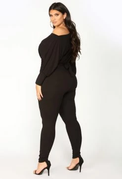 Fashion Nova Jumpsuits Pro Lounger Jumpsuit - Black