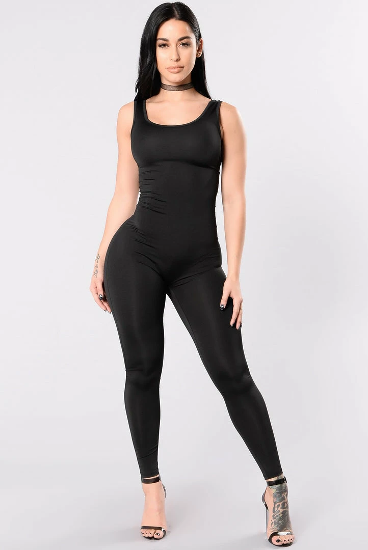 Fashion Nova Jumpsuits Nova Boost Jumpsuit - Black