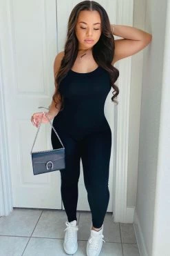 Fashion Nova Nova Season Jumpsuit - Black