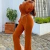 Fashion Nova Jumpsuits Spice It Up Jumpsuit - Brown